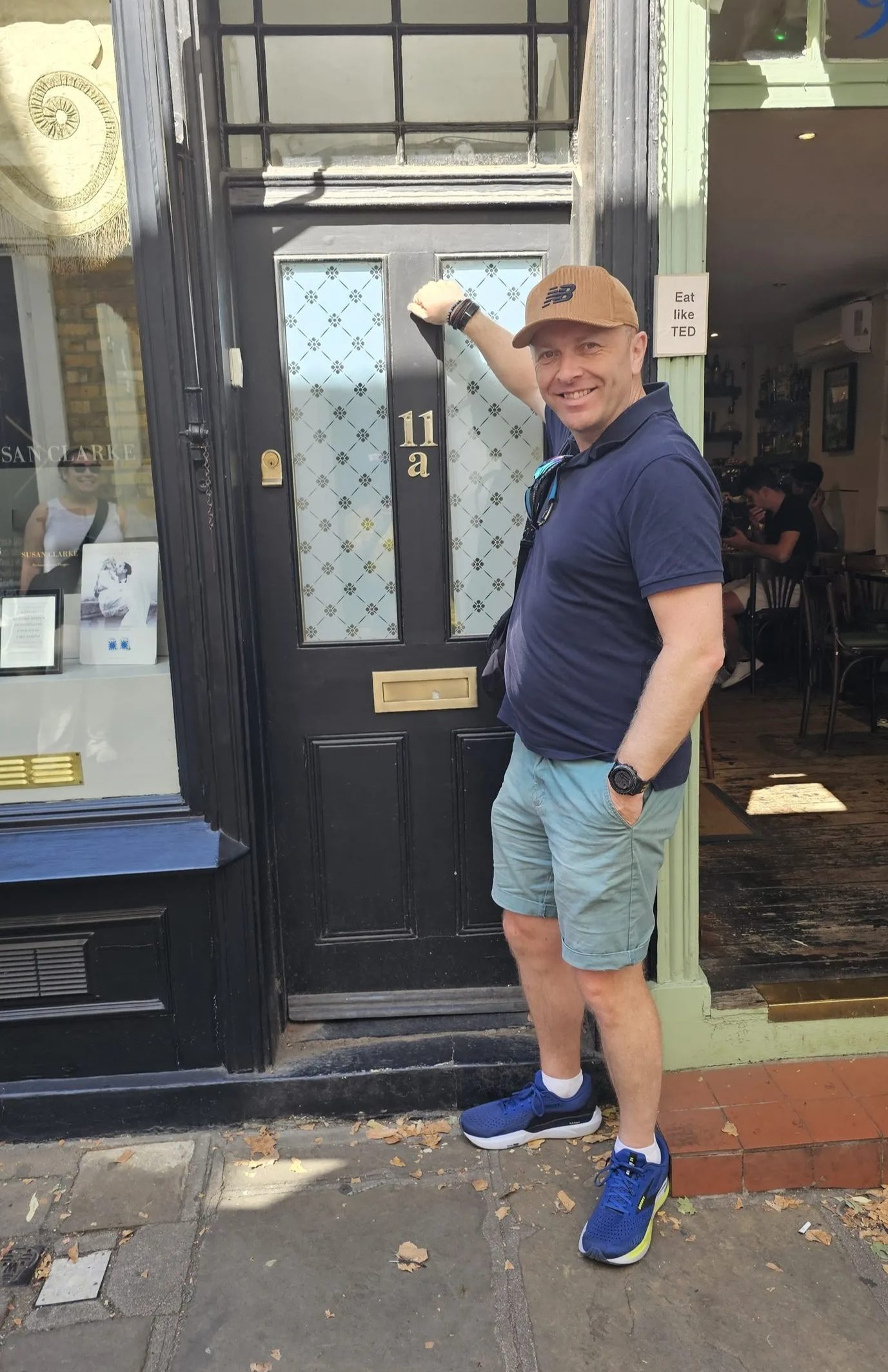 The door at 11a, Richmond.